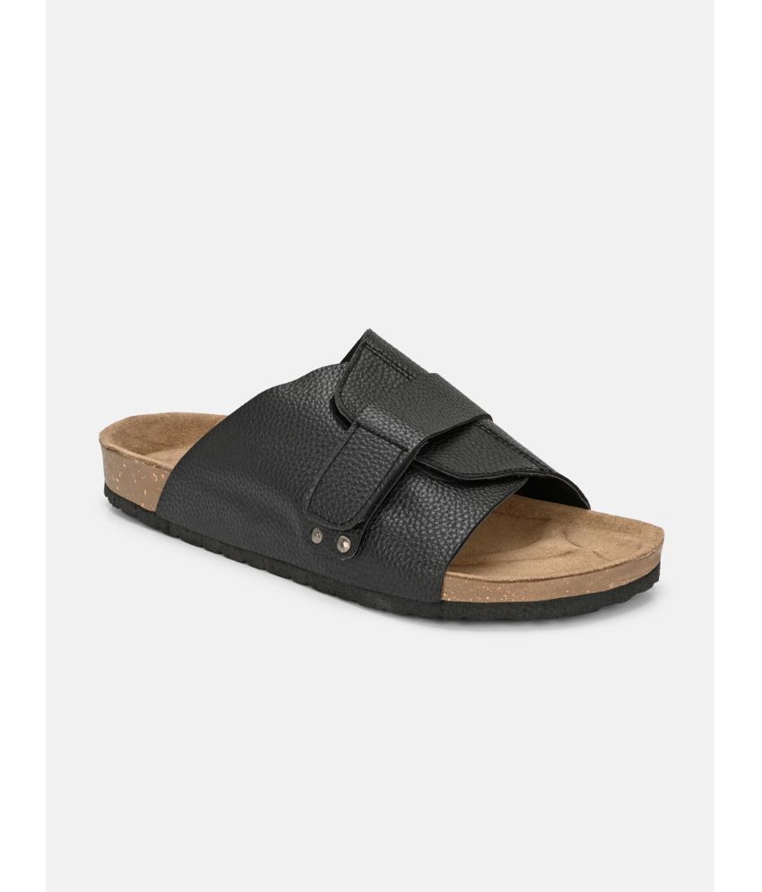     			Big Fox - Black Men's Sandals