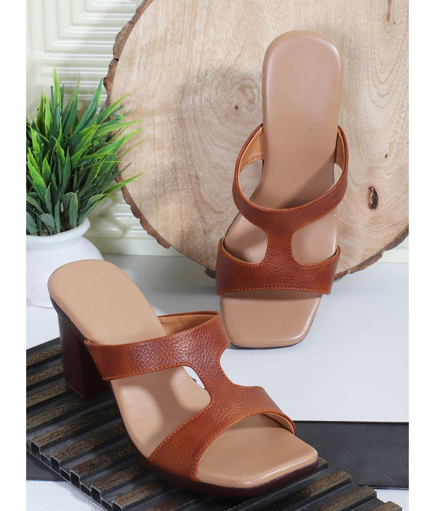     			Carrito Tan Women's Sandal Heels