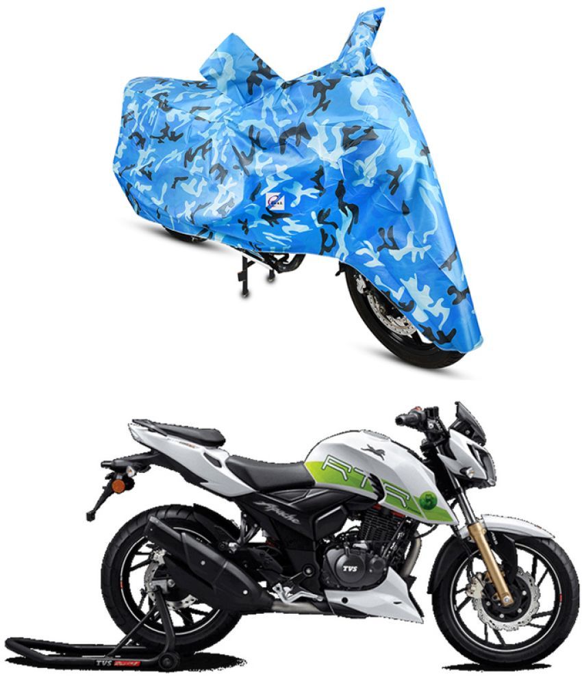     			EGAL Bike Body Cover for TVS TVS Apache RTR 200 FI E100 BS6 ( Pack of 1 ) , Multicolor