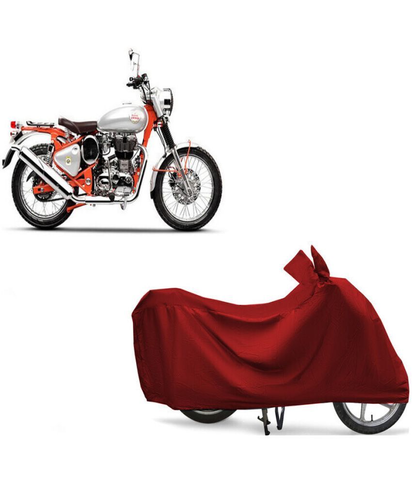     			EGAL Bike Body Cover for Royal Enfield 111_ Bullet Trials 350 BS6 ( Pack of 1 ) , Maroon