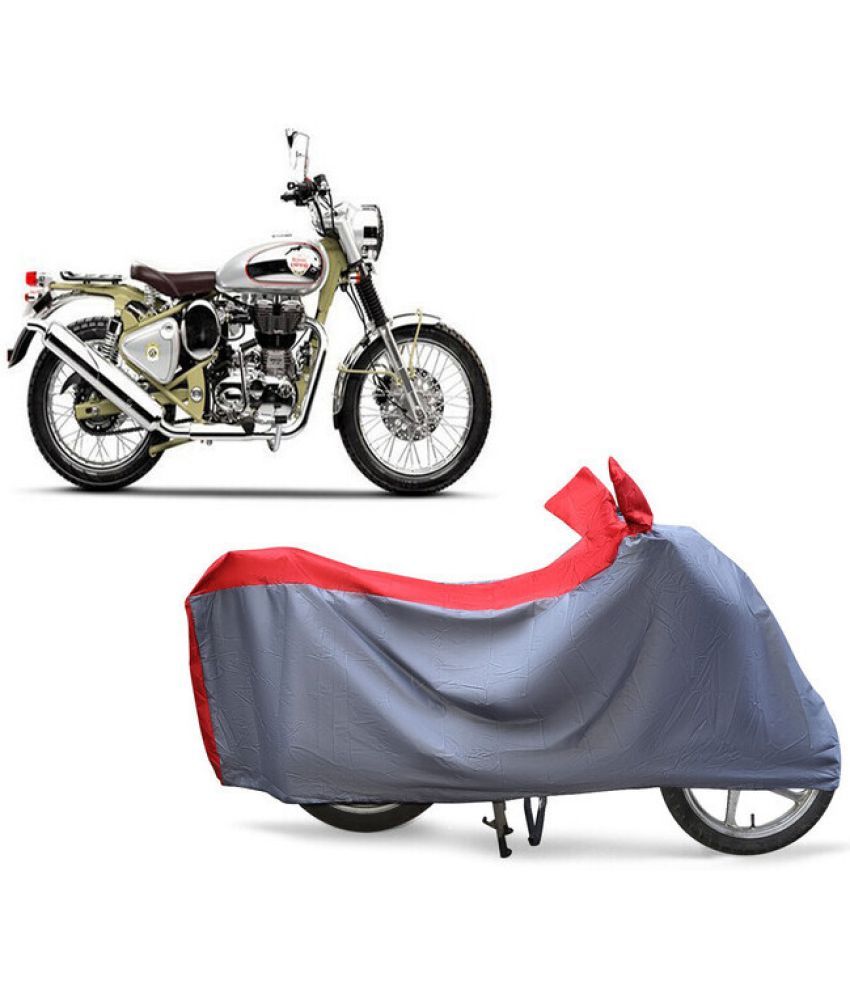     			EGAL Bike Body Cover for Royal Enfield 113_ Bullet Trials 500 BS6 ( Pack of 1 ) , Red