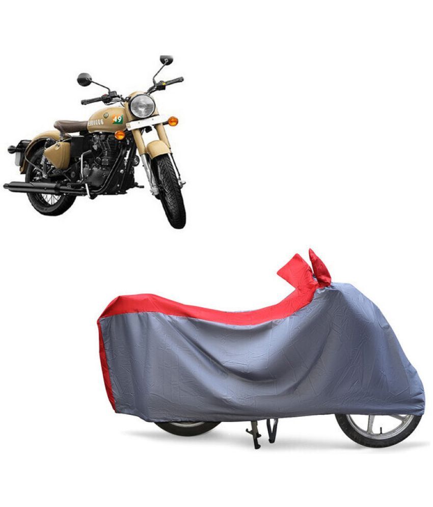     			EGAL Bike Body Cover for Royal Enfield 113_ 350 BS6 ( Pack of 1 ) , Red