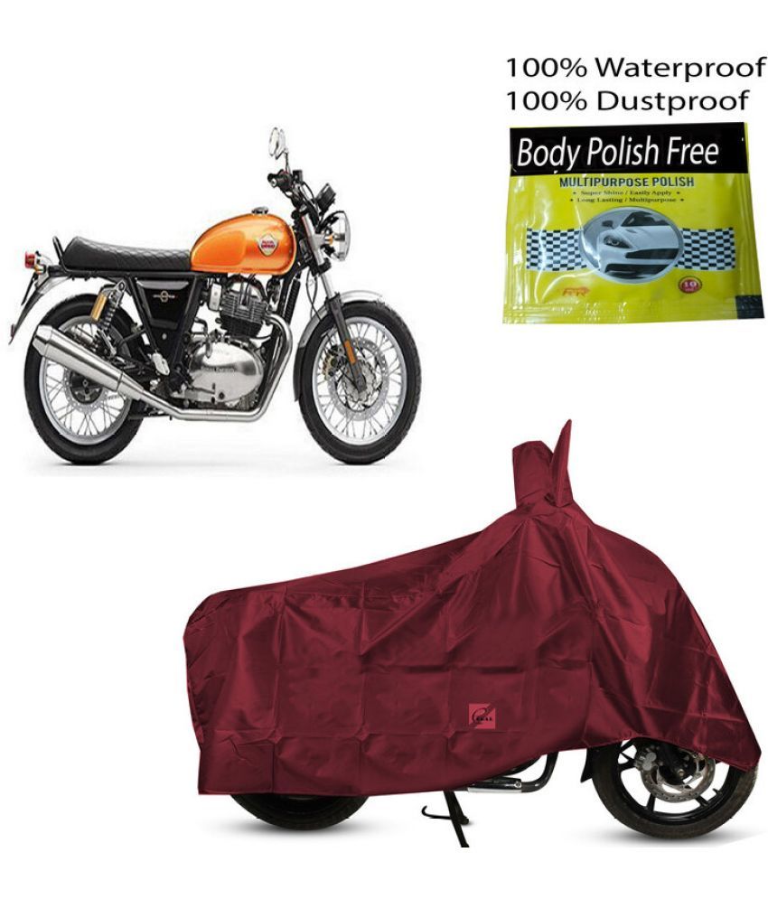     			EGAL Bike Body Cover for Royal Enfield Royal Enfield 650 BS6 ( Pack of 1 ) , Maroon