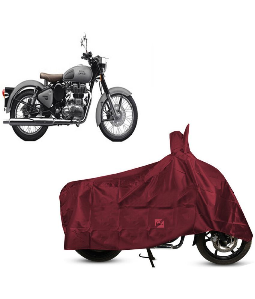     			EGAL Bike Body Cover for Royal Enfield Classic Gunmetal ( Pack of 1 ) , Maroon