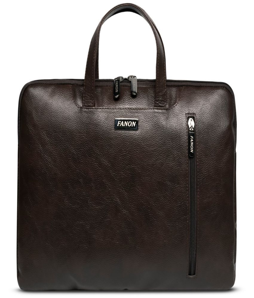     			FANON 5 Ltrs Brown Laptop Bags