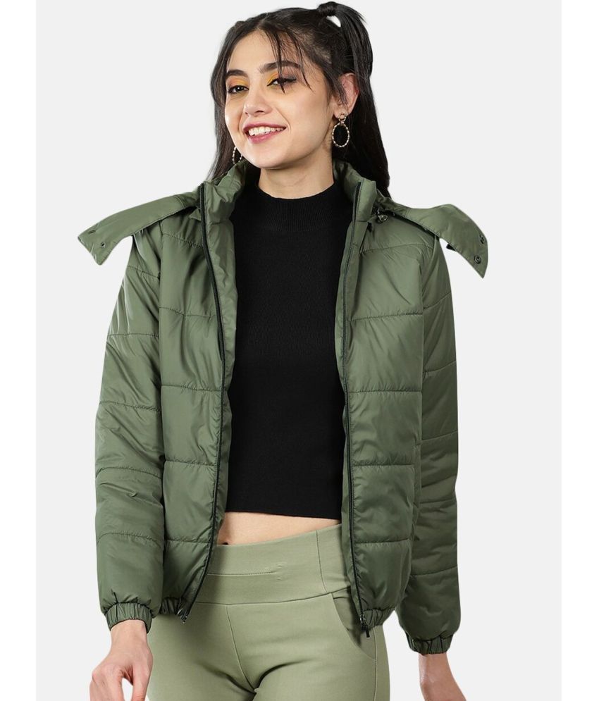     			Freehand - Polyester Green Puffer