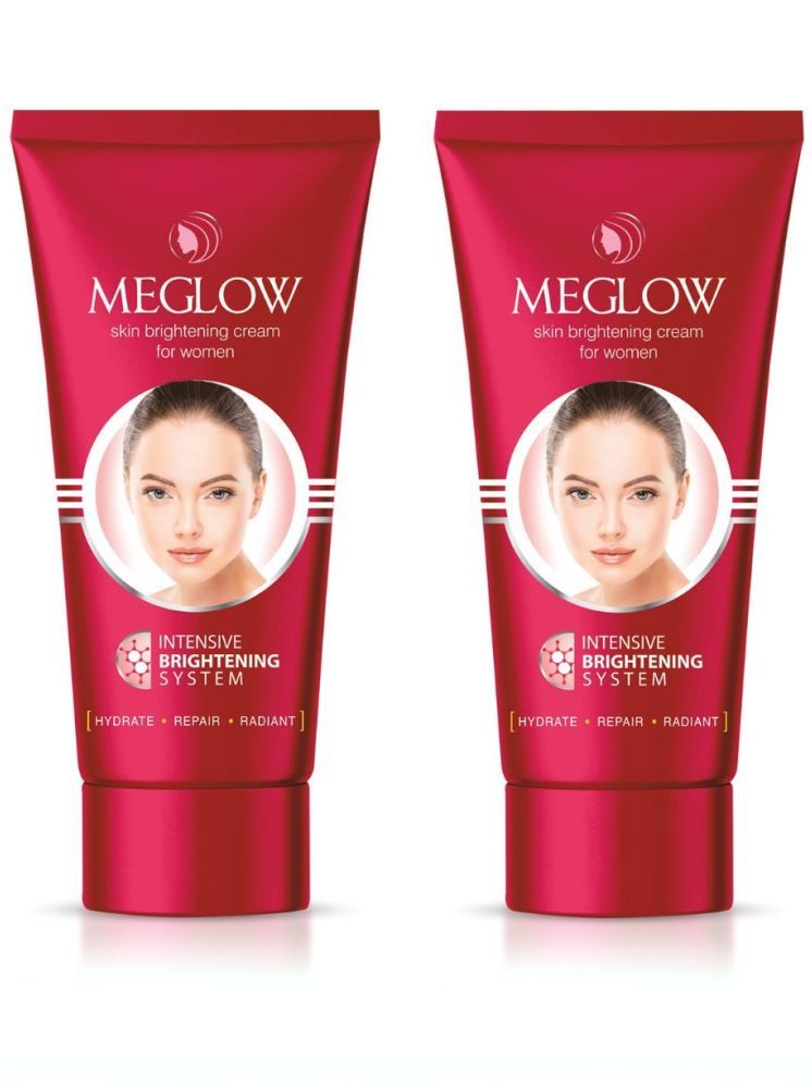     			Meglow Skin Brightening Cream for Women it Hydrates and Evens Skin Tone 30g ( Pack of 2 )