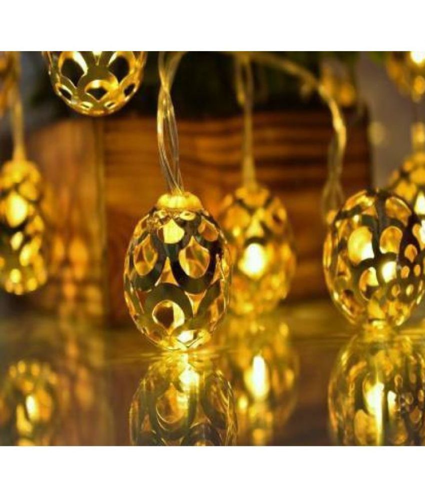     			ZESTRUM Gold 1Mtr String Light ( Pack of 1 )