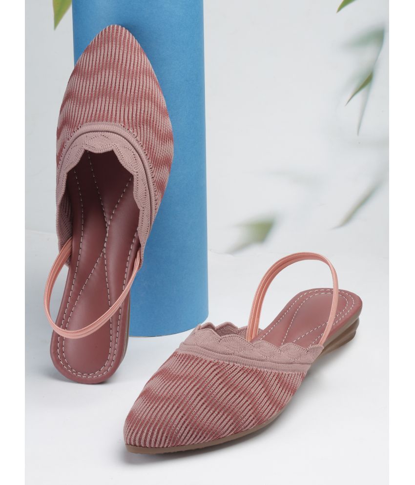     			Aroom Pink Women's Flats