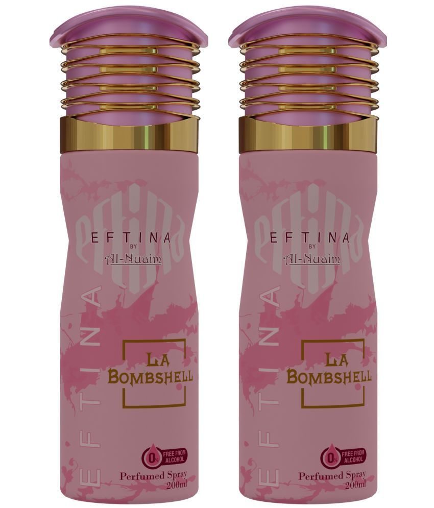     			Al-Nuaim La Bomshell & Berries Deodorant Spray for Women 400 ml ( Pack of 2 )