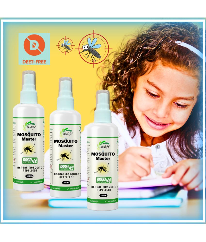     			Bhulife Mosquito Mosquito Repellent Spray Lemon Grass Citronella 300 g