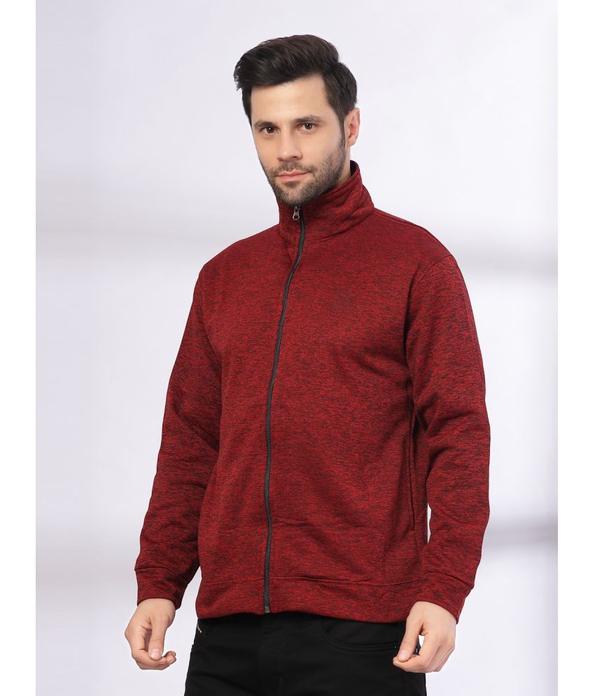     			EPPE Fleece Men's Casual Jacket - Red ( Pack of 1 )