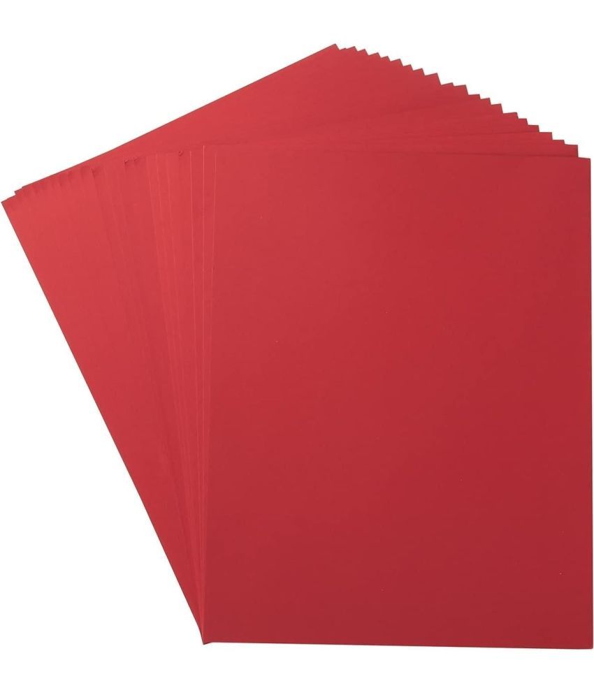     			Freedy 60 Sheets red Cardstock Paper, Thick and Smooth A4 Card Stock Perfect for Invitations, Menus, DIY Cards, Arts and Crafts