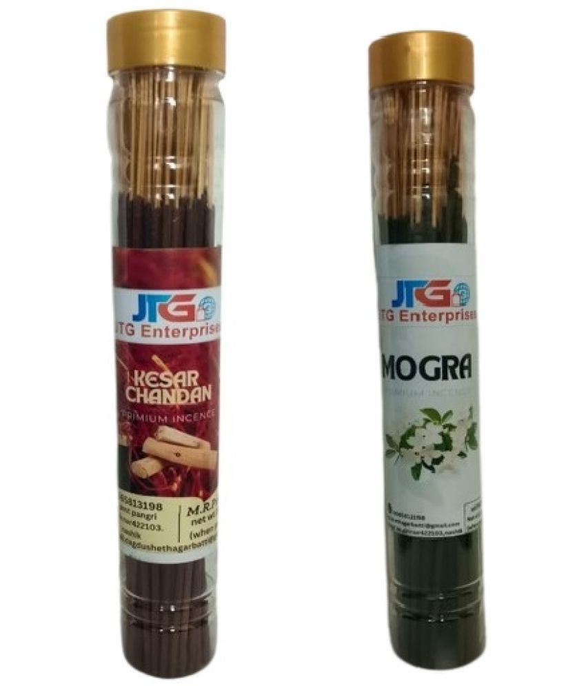     			JTG enterprises Incense Stick Kesar Chandan,Natural 200 gm ( Pack of 2 )