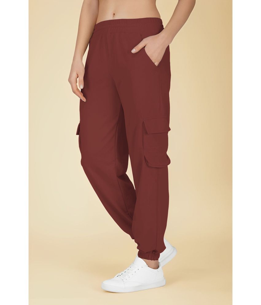     			Lecowar Brown Polyester Women's Running Joggers ( Pack of 1 )