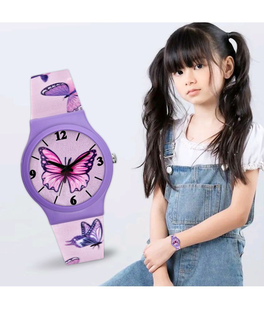     			Loretta Purple Dial Analog Girls Watch ( Pack of 1 )