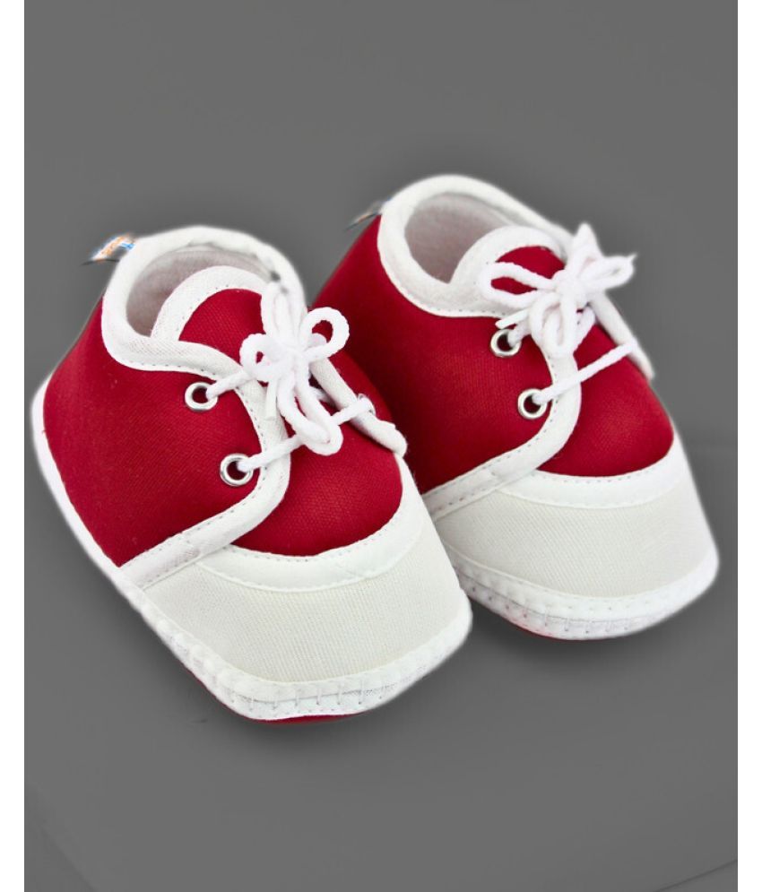     			Neska Moda - Maroon Booties For Baby Boy & Baby Girl 6-12 Months ( Pack of 1 )