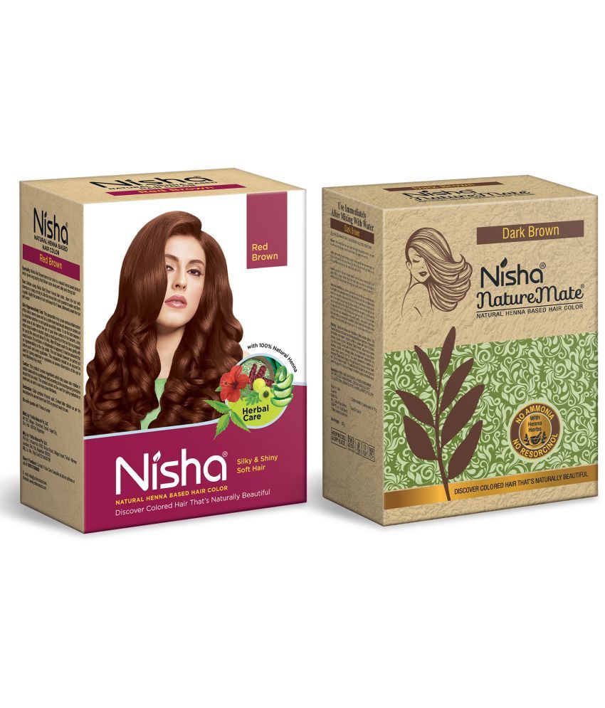     			Nisha Henna Based Color Ammonia Free Permanent Hair Color 150 g Brown