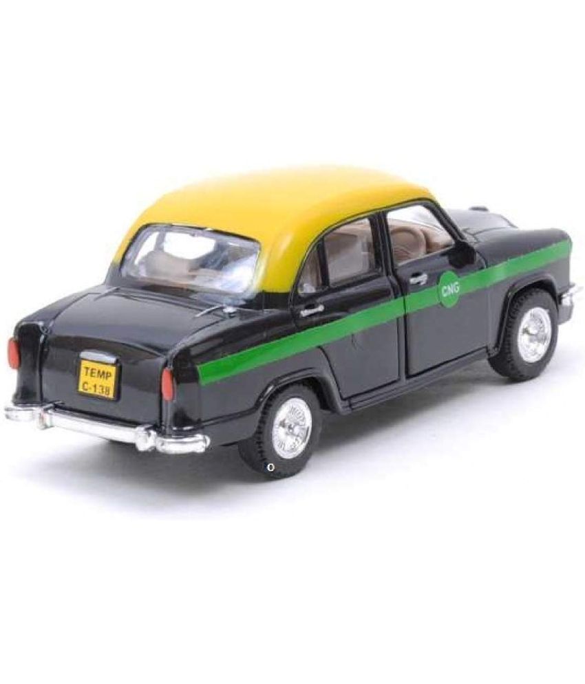     			Online Collections Plastic Toys Ambassador Taxi Car Toy, Pull Back Action, Excellent Body Graphics, Door Openable