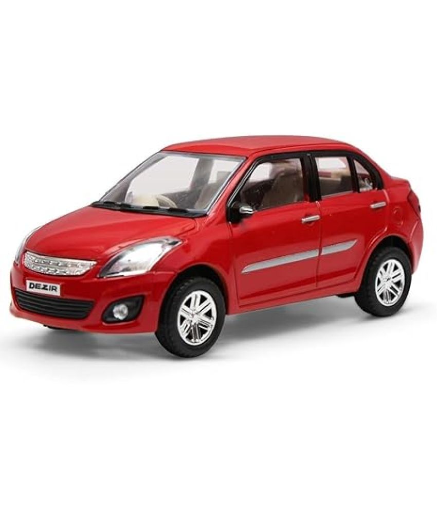     			Swift Dzire Toy Plastic Car, Multicolour, For Kid