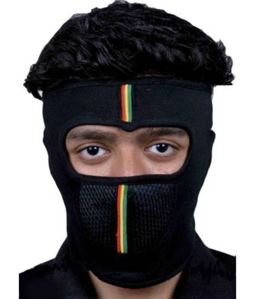     			AKSMIT Multicolor Solid Others Bike Face Cover Free