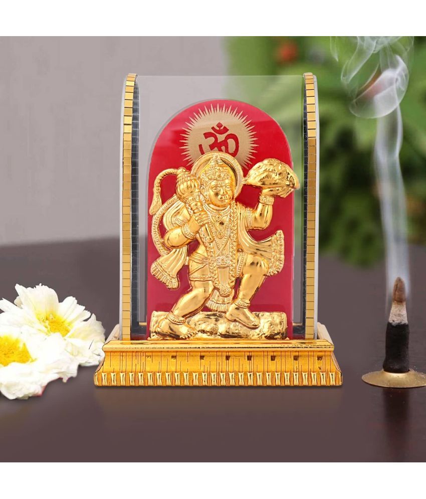     			Awesome Craft Glass Lord Hanuman Idol ( 10 cm )