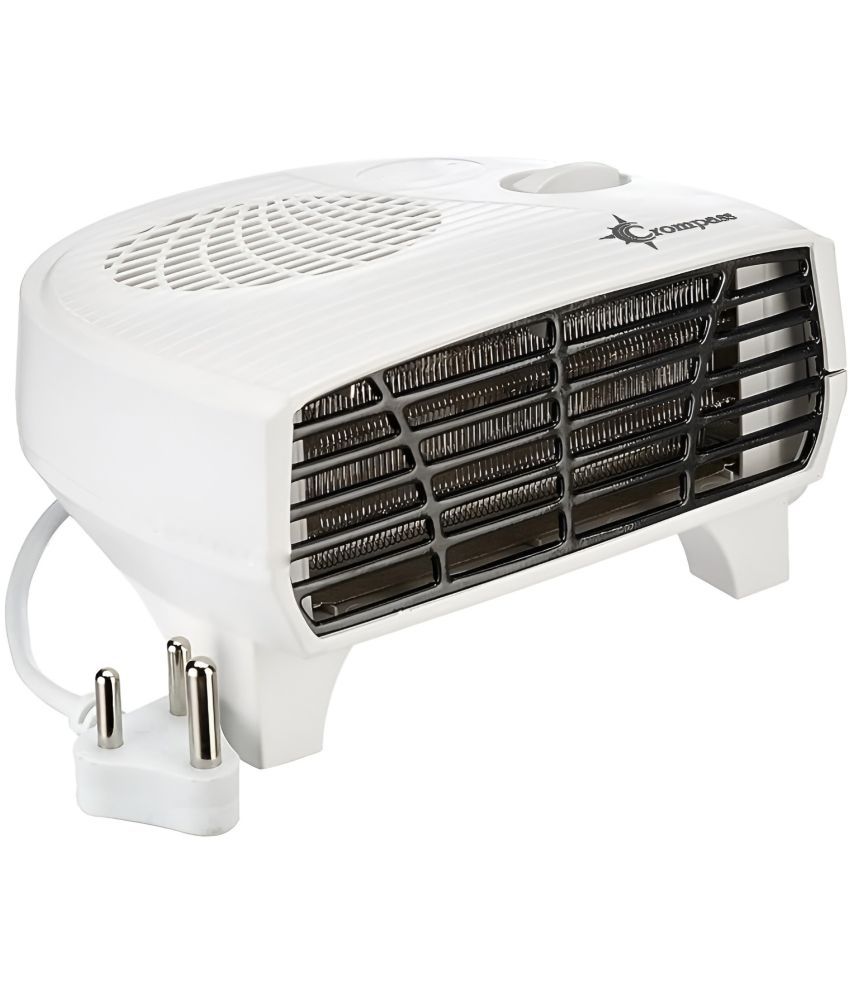     			Crompass Portable Room Heater White Fan Heater