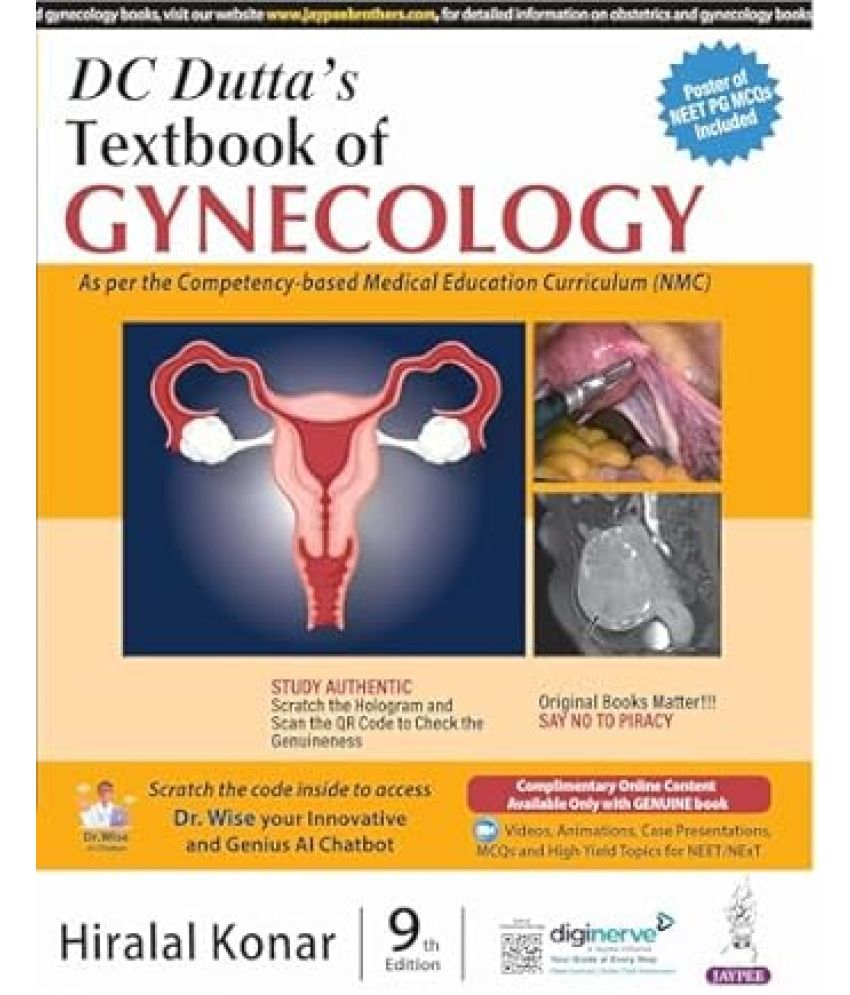     			DC Dutta’s Textbook of Gynecology Paperback – 12 Feb 2024 Paperback – 24 August 2024