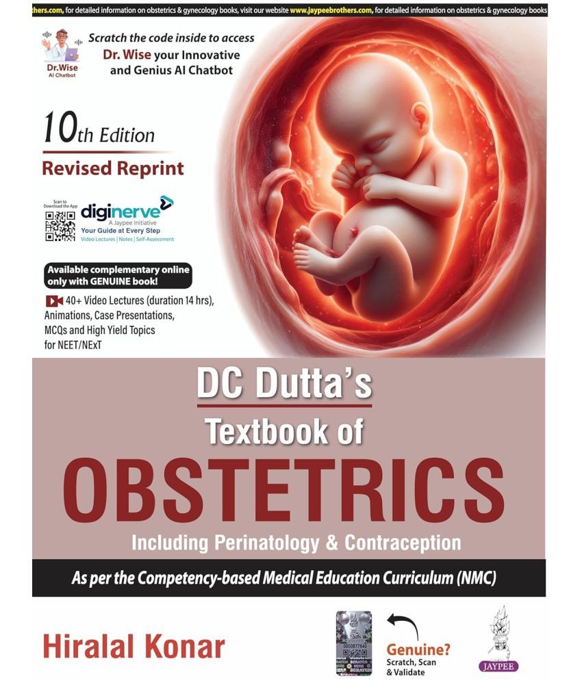     			DC Dutta’s Textbook of Obstetrics Including Perinatology & Contraception Paperback