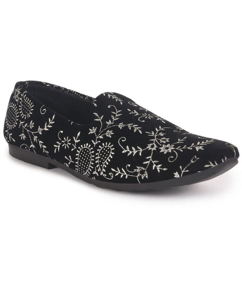     			Fausto Black Men's Mojaris