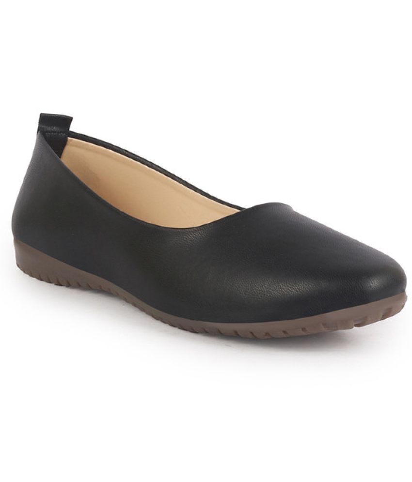     			Fausto Black Women's Casual Ballerinas