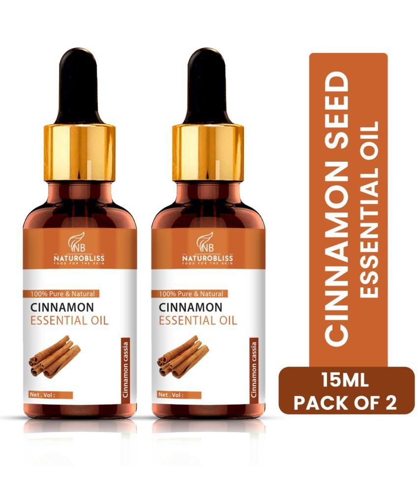     			NaturoBliss Cinnamon Essential Oil With Dropper 15 mL ( Pack of 2 )