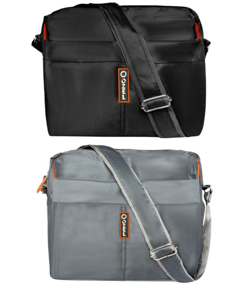     			Ozel Bag Black Solid Messenger Bag