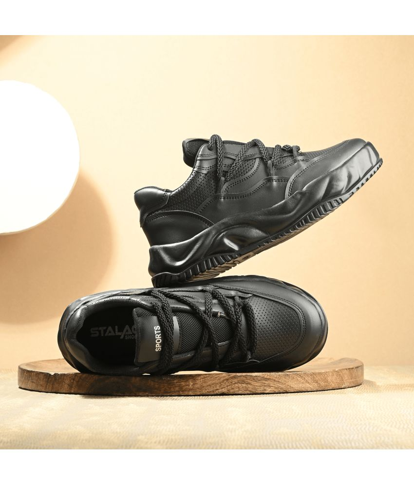     			STALAG retro shoes high quality Black Men's Lifestyle Shoes