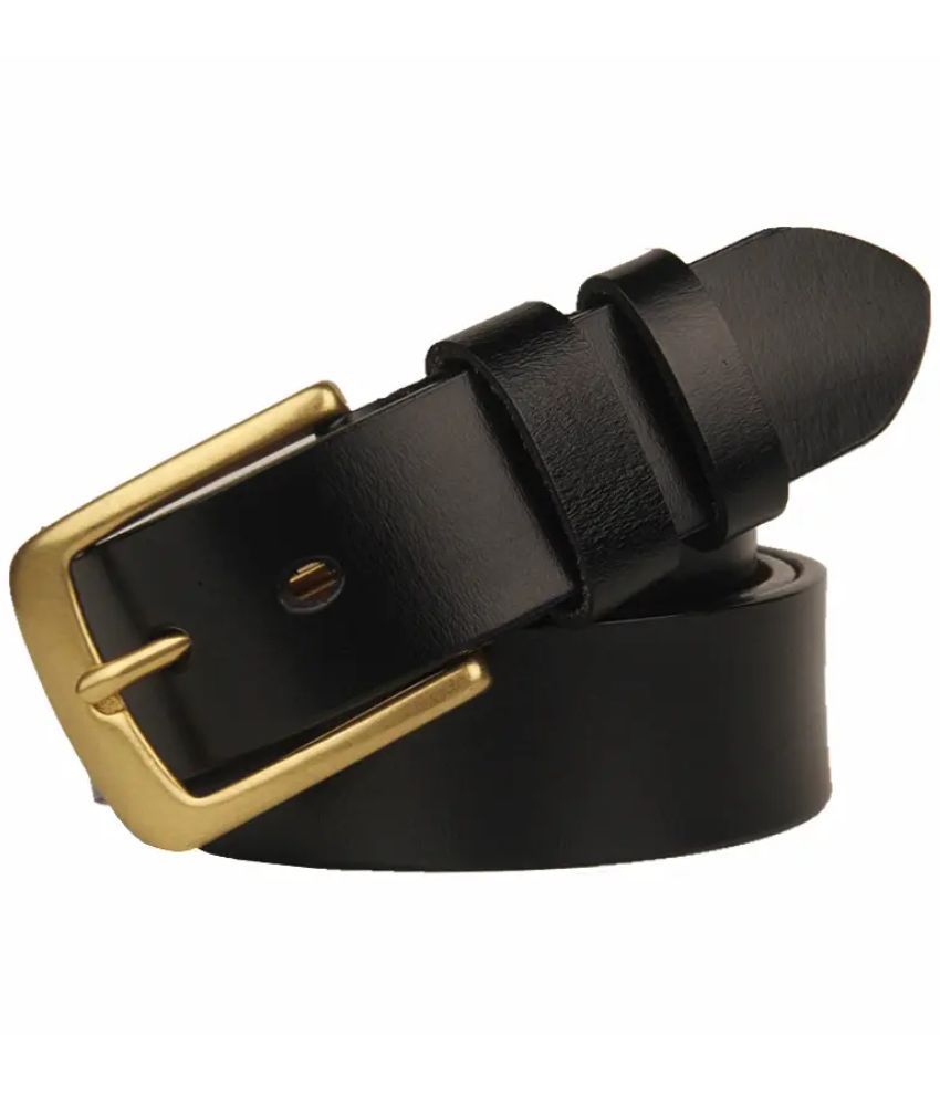     			THIBAULT - Black 100% Leather Men's Casual Belt ( Pack of 1 )