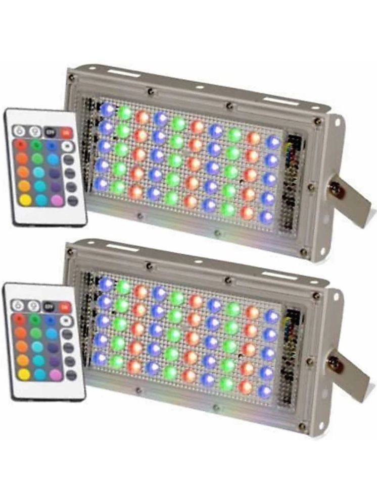     			ZESTRUM Flood Light RGB - Pack of 2