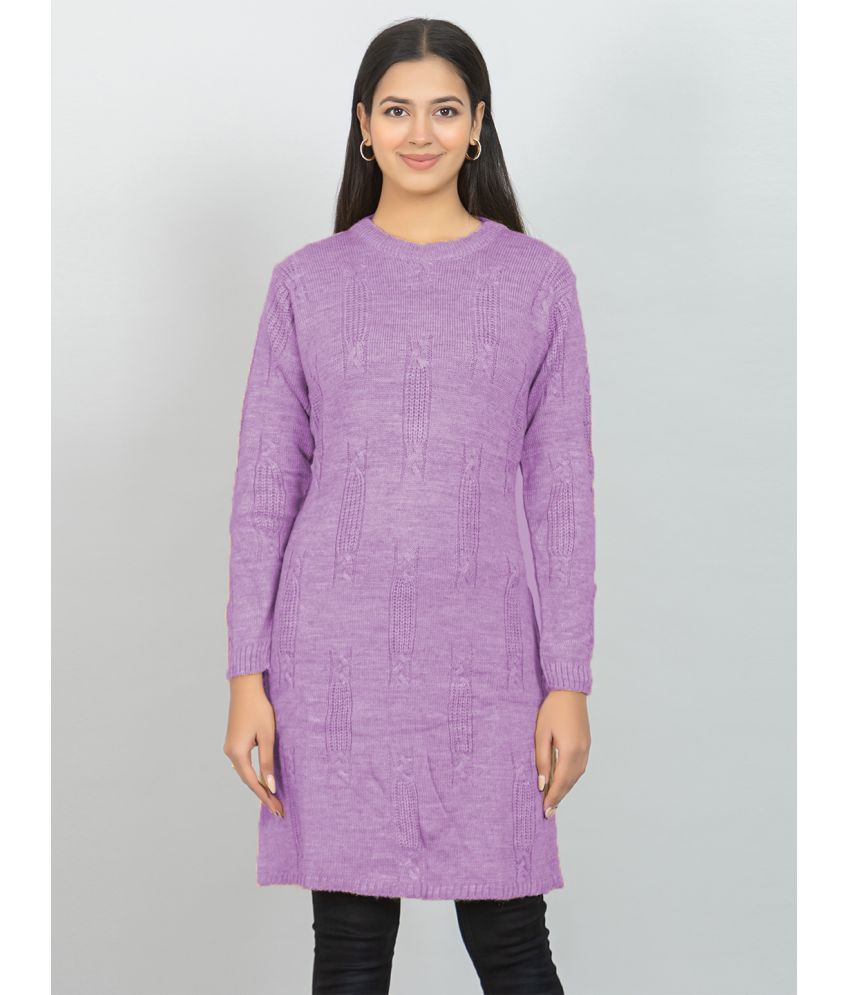     			woolkart Woollen Women's Shrugs - Purple ( )