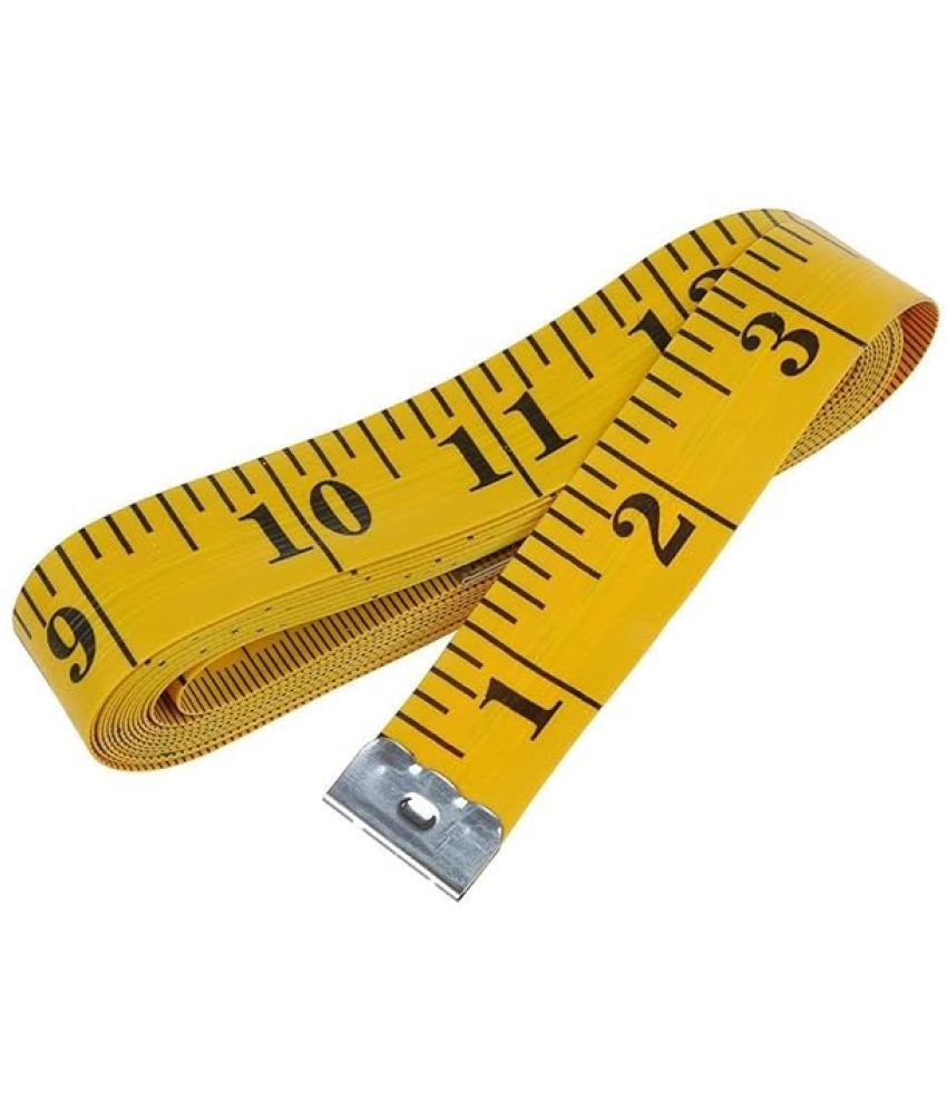     			Eclet Durable Soft Sewing Tailor Tape Body Measuring Dress-Making Measure Ruler, 1.50 Meter, 150 cm, Multicolour(I)