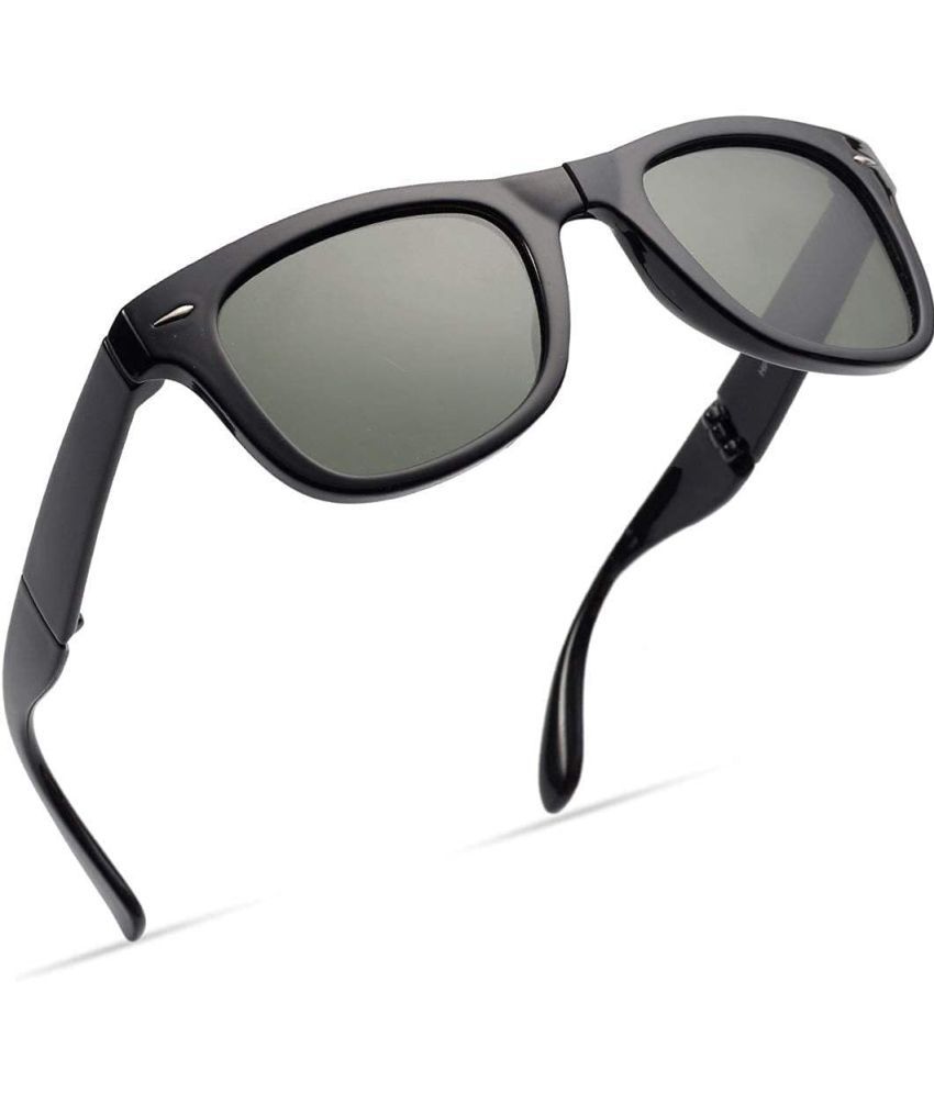     			Ashru Black Square Sunglasses ( Pack of 1 )