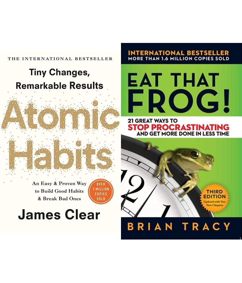     			Atomic Habits- James Clear+Eat That Frog