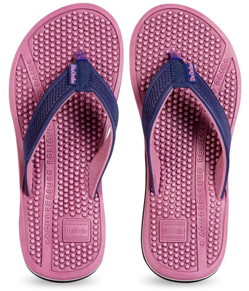     			Dr.Ortho Slippers Lavender Women's Massage Flip Flop