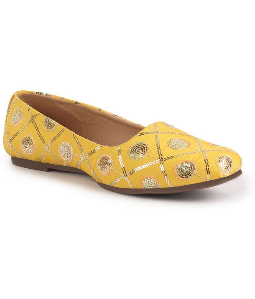     			Fausto Yellow Women's Slip On