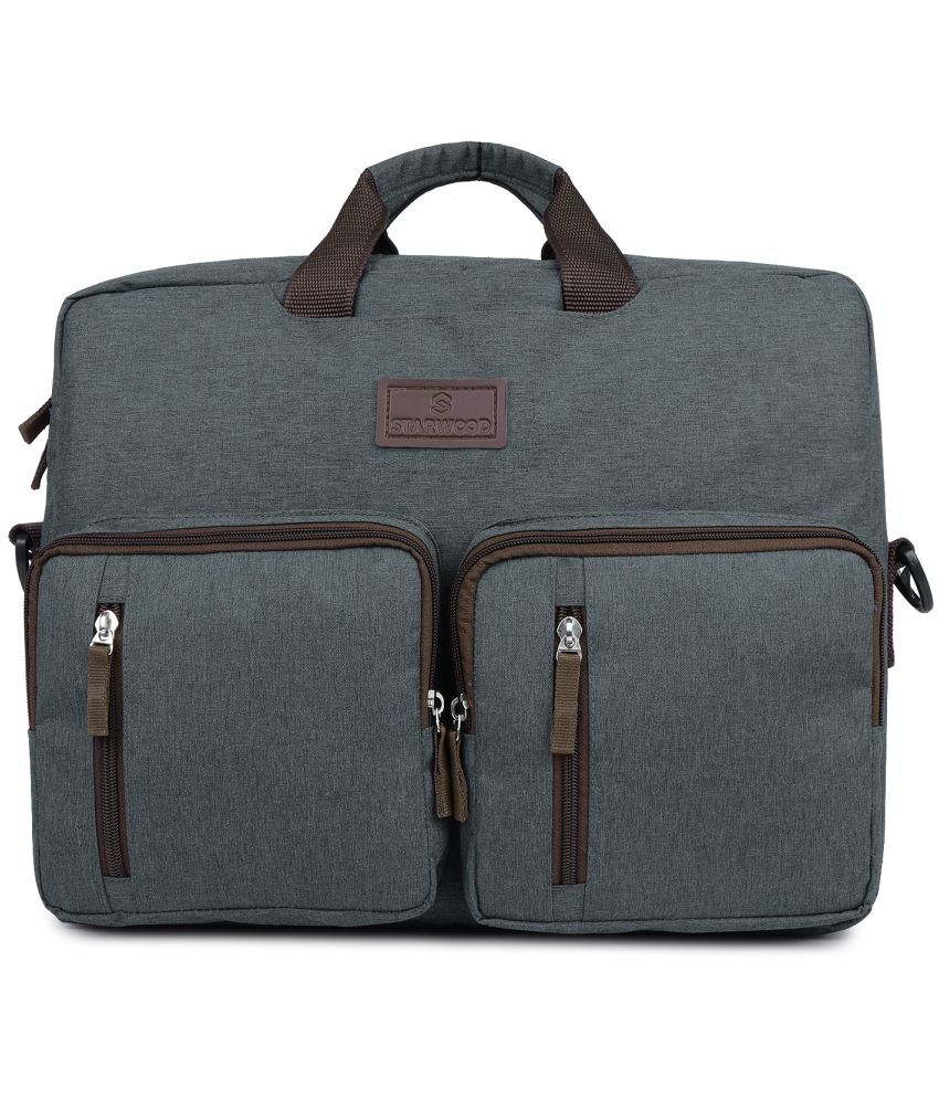     			Starwood Charcoal Solid Messenger Bag