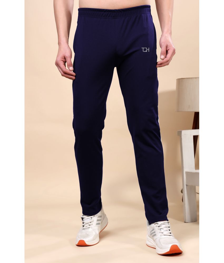     			TQH Navy Blue Polyester Men's Trackpants ( Pack of 1 )