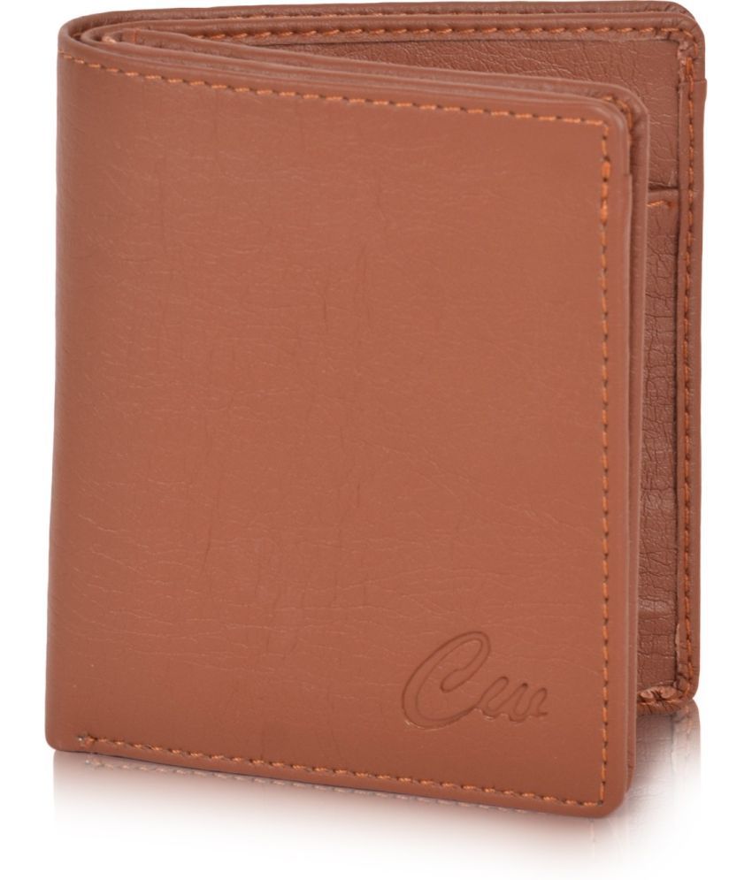     			Classic World PU Printed Men's RFID Wallet With 7 Slots For Card ( Tan , Pack of 1 )