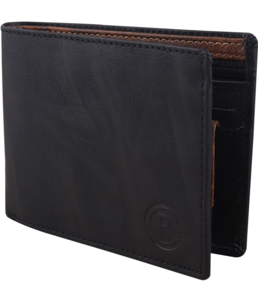     			Classic World PU Printed Men's RFID Wallet With 6 Slots For Card ( Black , Pack of 1 )