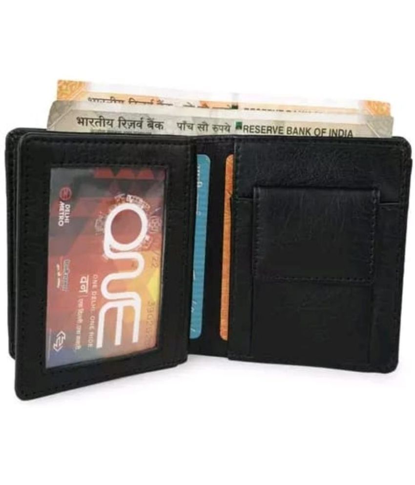     			Classic World PU Solid Men's RFID Wallet With 9 Slots For Card ( Black , Pack of 1 )