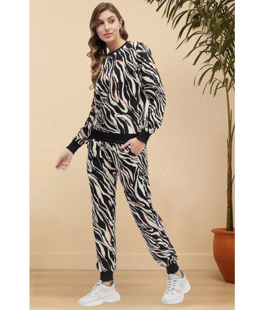     			DTR FASHION Multi Cotton Blend Printed Tracksuit - Pack of 1