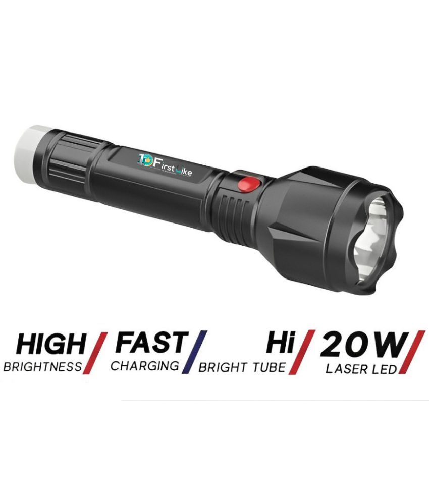     			FIRSTLIKE - 20W Rechargeable Flashlight Torch ( Pack of 1 )