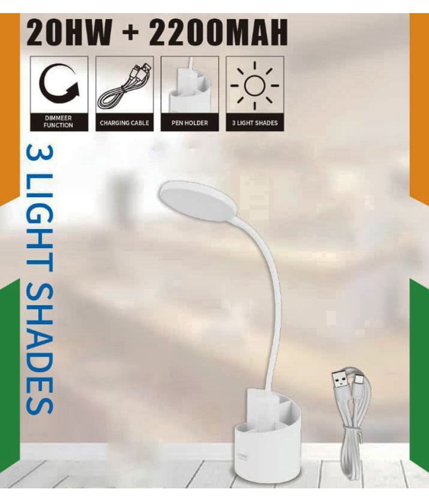     			IDOLESHOP White Table Lamp ( Pack of 1 )